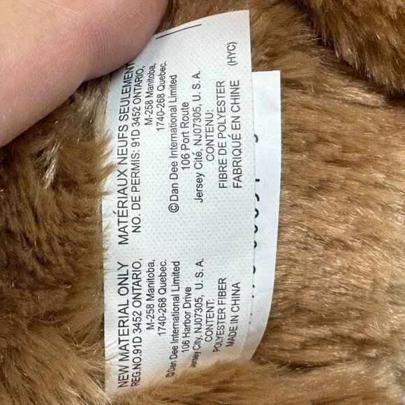 Lovable Huggable Teddy Bear 15" Plush Light Brown Stuffed Animal Toy  (NWT) - Picture 2 of 13